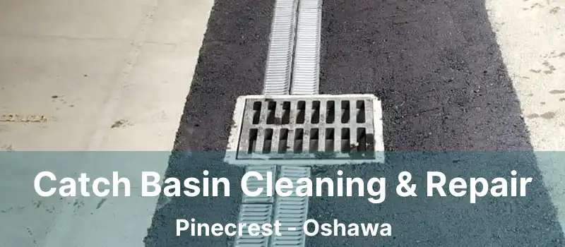  Catch Basin Cleaning & Repair Pinecrest - Oshawa