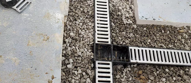 Storm Water Trench Drain Repair in Pinecrest, Oshawa